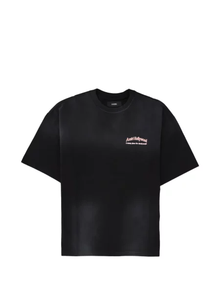 Tricou Amiri cu imagine negru