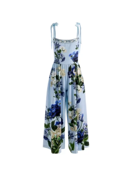 Salopetă Alice + Olivia cu model floral cu imagine albastru