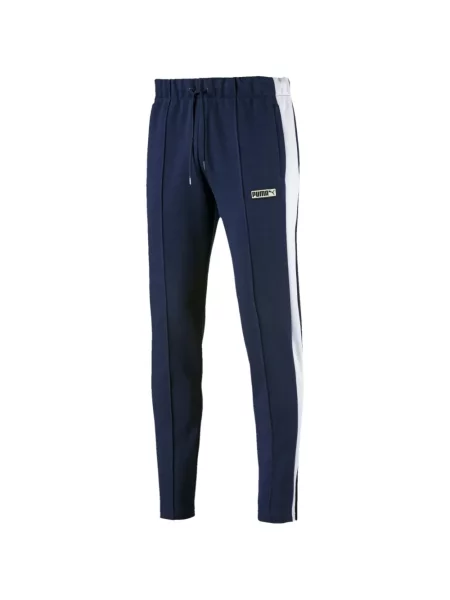 Pantaloni Puma alergare albastru
