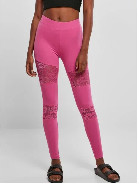 Urban Classics Leggings mov orhidee / alb violet