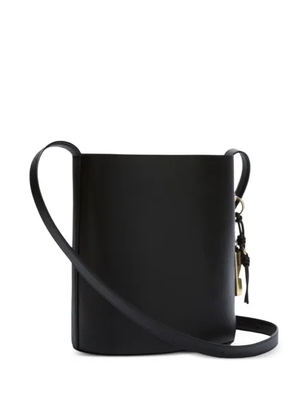 Geantă bucket Furla din piele negru