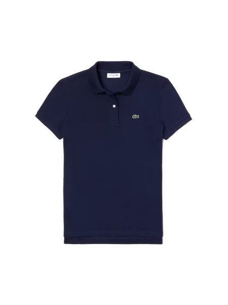 Polo Lacoste casual niebieskie