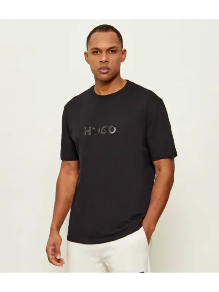 HUGO Tricou Dumeo negru