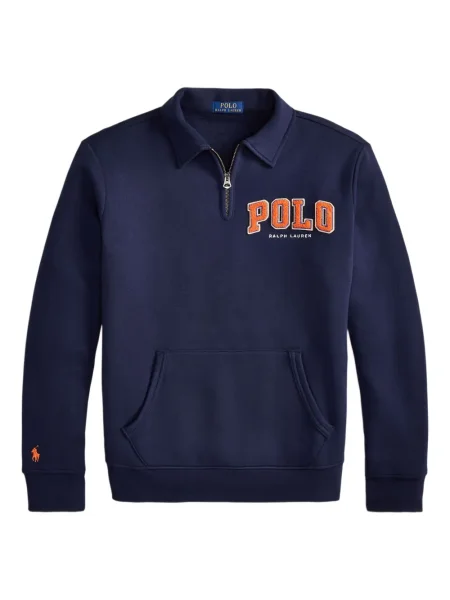 Tricou polo Polo Ralph Lauren cu dungi cu două rânduri de nasturi cu aplicații negru