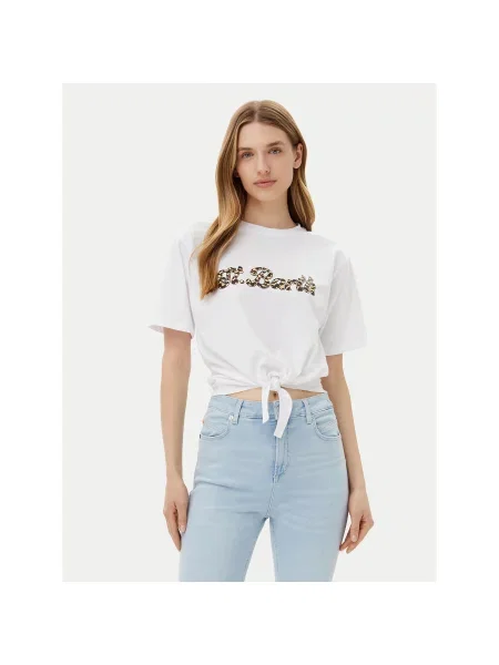 Silvian Heach T-shirt Knippi bijela