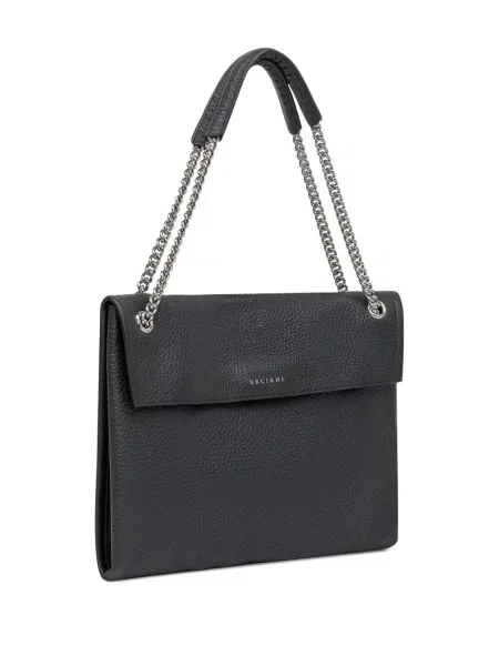 Colier Orciani din piele negru