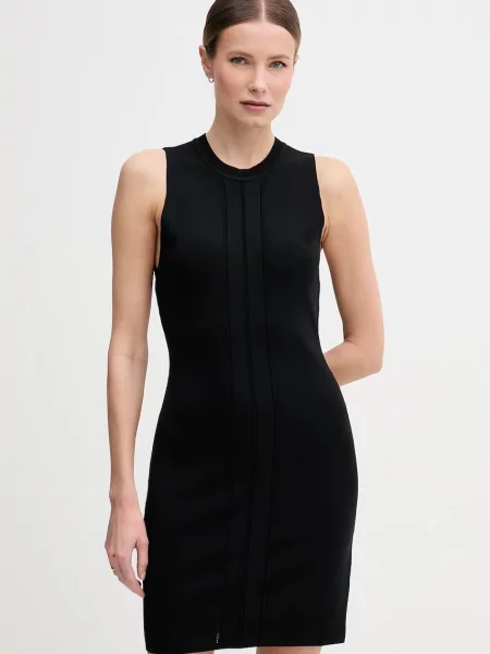 Gaudi rochie cu vâscoză negru