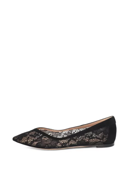 Balerini Gianvito Rossi din dantelă negru