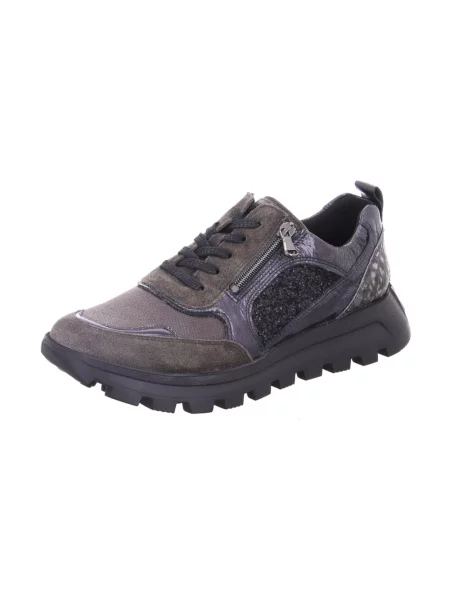 Sneakersy Waldläufer skórzane brązowe