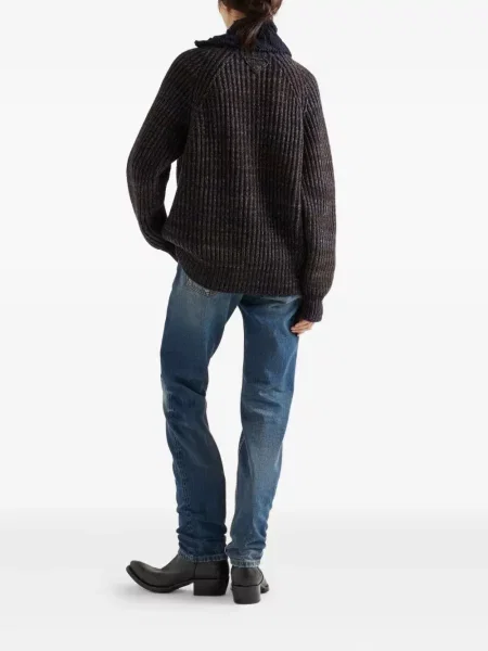 Blugi conici Prada albastru