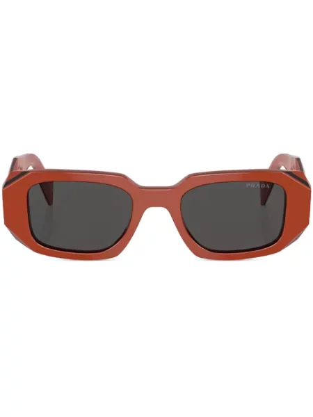 Ochelari de soare Prada Eyewear cu imprimeu geometric portocaliu