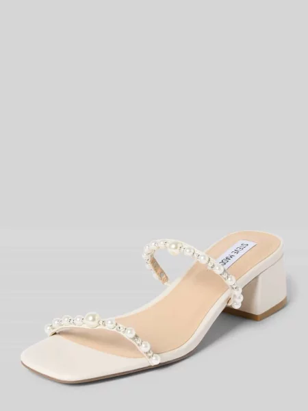 Klapki z naturalnej skóry Model Genessa' Steve Madden