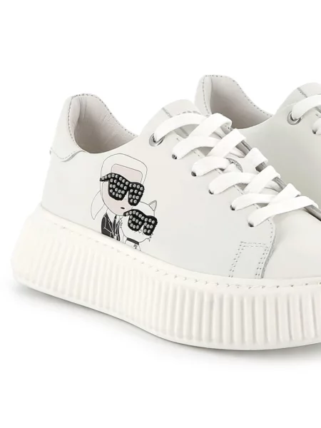 Sneakersy dziecięce Karl Lagerfeld białe