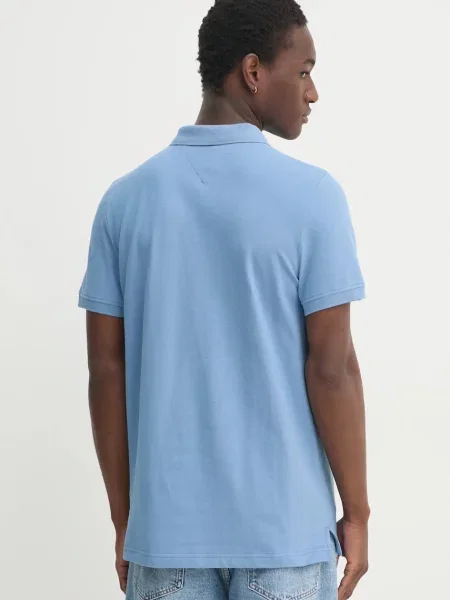 Tommy Jeans polo niebieska