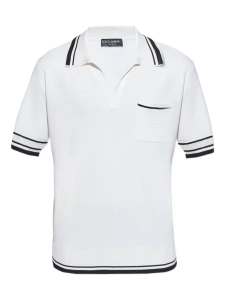 Polo Dolce & Gabbana cu dungi alb