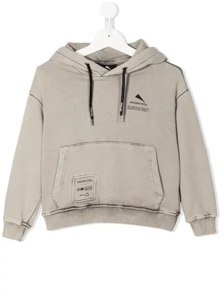 Bluza z kapturem dziecięca Mauna Kea brązowa