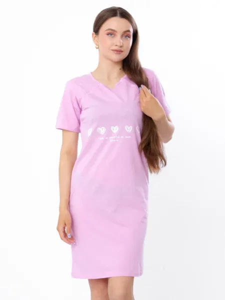 Ночная рубашка носи своє розовая