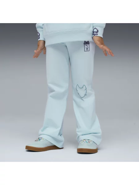 Dziecięce legginsy PUMA x GABBY'S DOLLHOUSE z rozszerzanymi nogawkami Odzież niebieski