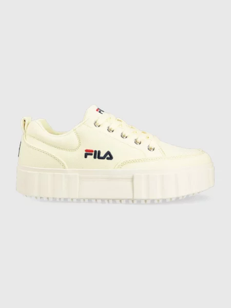 Ниски кецове Fila Sandblast розово жълто