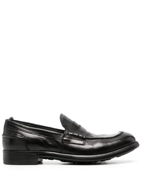 Pantofi loafer Officine Creative din piele negru