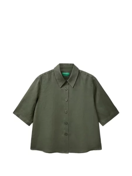 Košeľa Benetton zelená