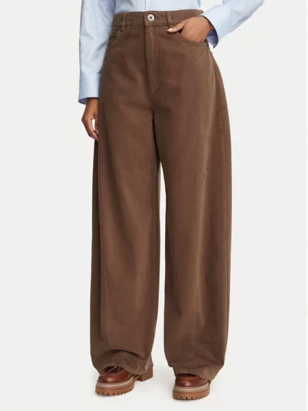 Weekend Max Mara Pantaloni din Ordine maro