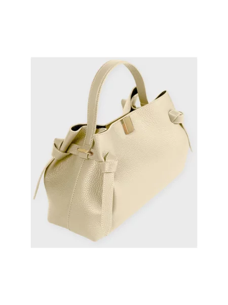 Yuzefi Torebki Kobieta ONE SIZE Skóra Torebka Gyoza Handle Bag beżowy