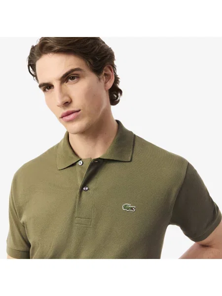 Lacoste Koszulka Polo Classic Fit Khaki zielony