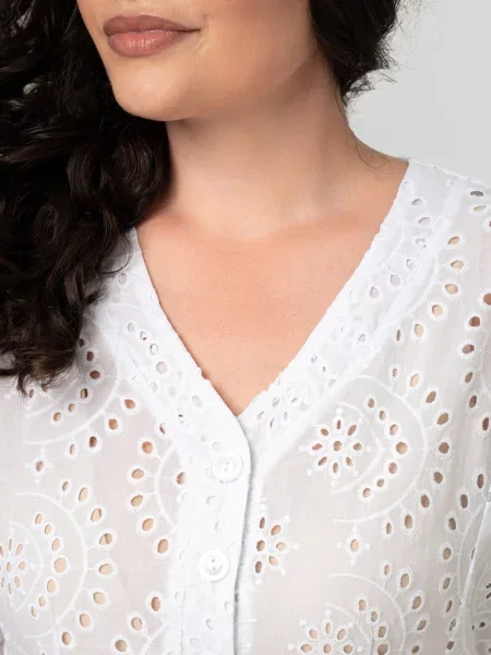 Блуза All Posa текстиль білий