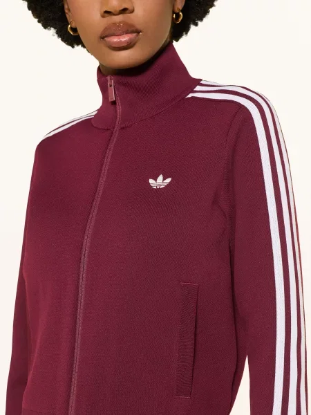 Adidas Originals Pletený Svetr Slim Knit tmavě červená bílá