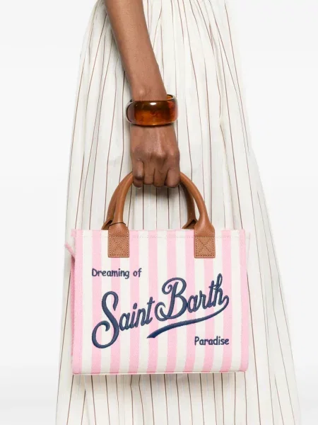 Geantă shopper Mc2 Saint Barth roz
