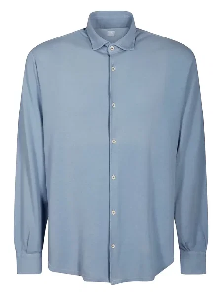 Дълго риза Fedeli синьо