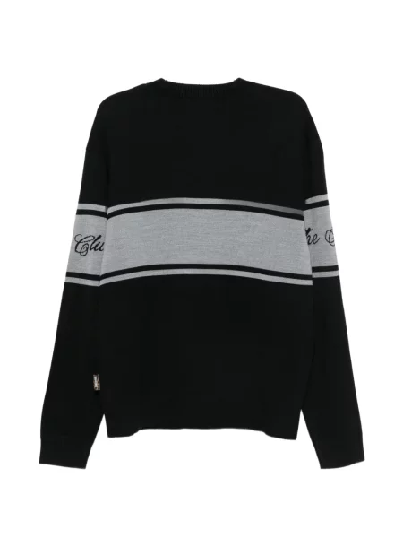 Pulover Just Cavalli cu autograf negru