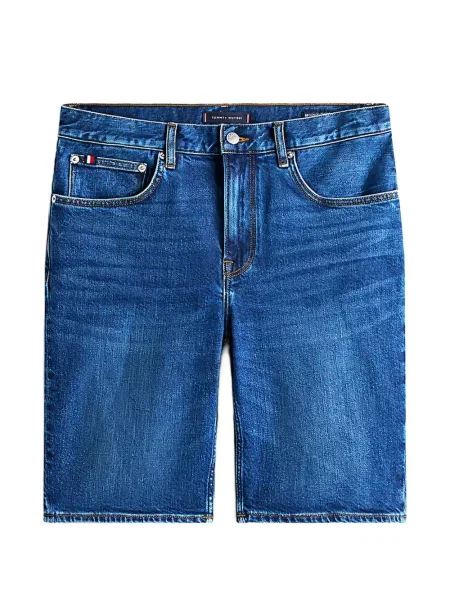 Pantaloni scurți din denim Tommy Hilfiger albastru