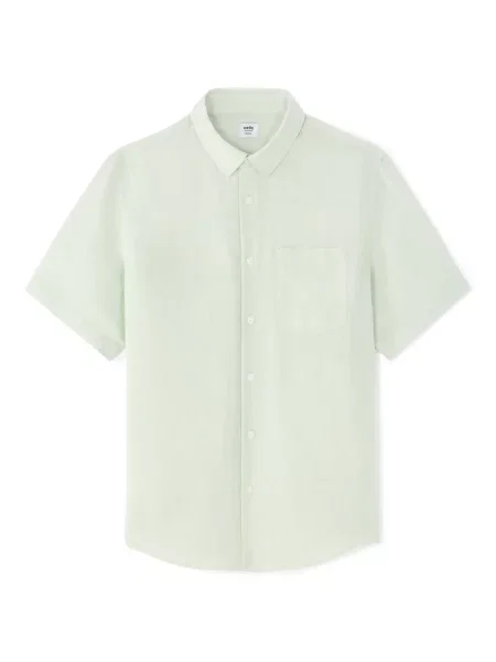Cămașă Celio de in verde
