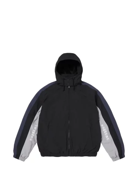 Geacă Supreme din fleece negru