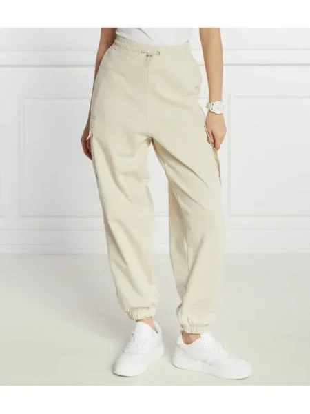 Tommy Jeans Jogger nadrág bézs
