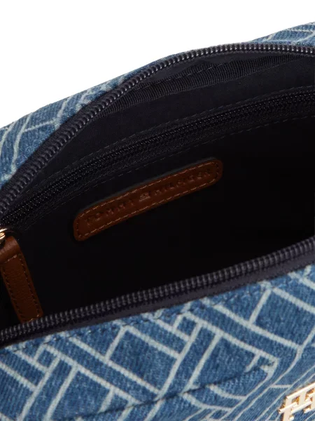 TOMMY HILFIGER Taška cez rameno POPETTE námornícka / svetlomodrá modrá