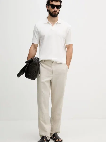 Tricou polo Marc O'polo bej