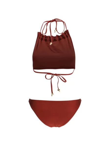 Bikini Zimmermann cu volane roșu