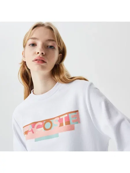 Lacoste Bluza Lacoste biała