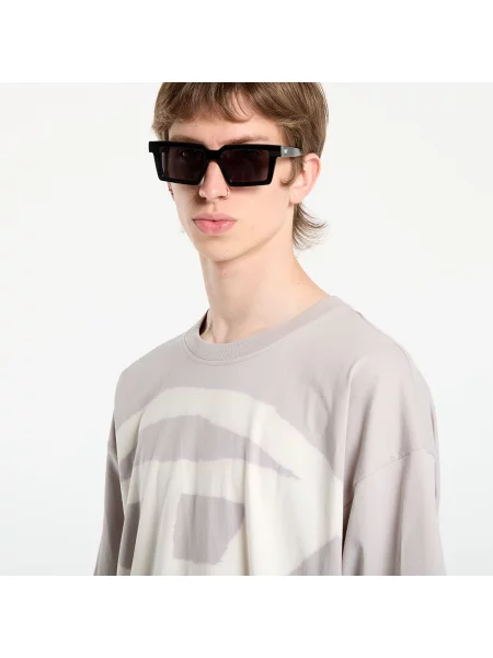 Тениска Diesel T-BOXT-BLEACH с десен сиво