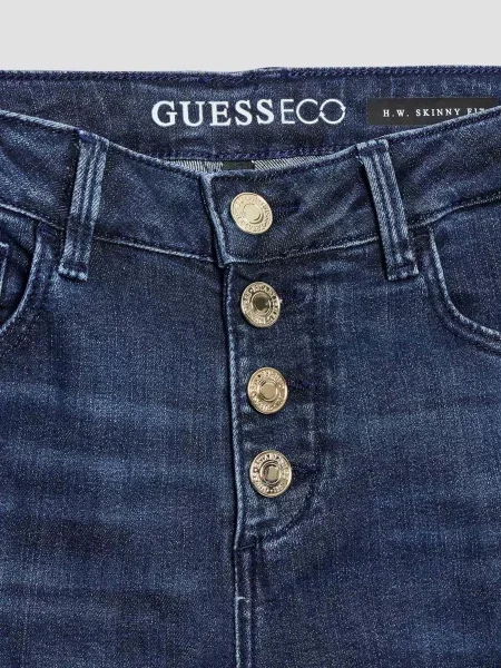 Дитячі Скіні джинси GUESS Kids ліоцелл синій