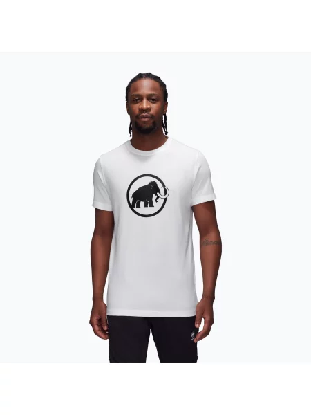Mammut t-shirt Core z nadrukiem biały