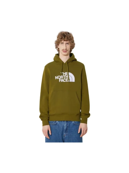 The North Face bluza M Drew Peak Pullover Hoodie z kapturem z aplikacją zielony