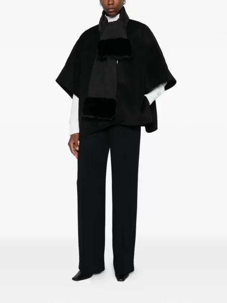 Blană artificială geacă Twinset negru