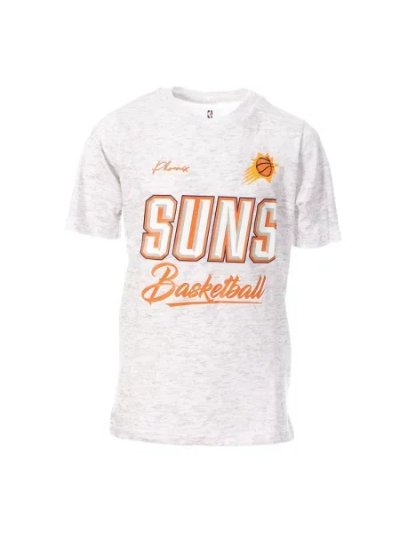 T-shirt Chłopięcy NBA Phoenix Suns Szary/Pomarańczowy szara