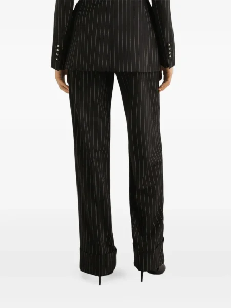 Pantaloni Dolce & Gabbana cu dungi negru