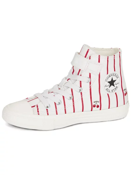Členkové topánky Converse biela