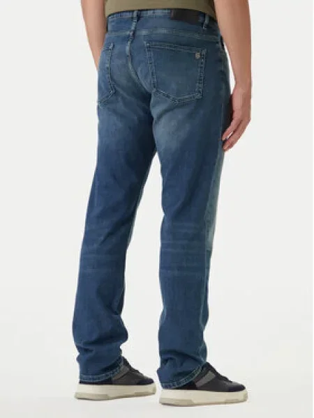 BOSS Jeans hlače Delaware modra